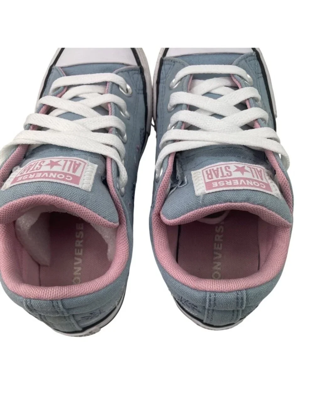 Converse Chuck Taylor Street Low Kids Embroidered Tiny Florals Size 2 Youth